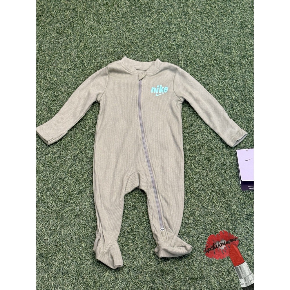 Nike One Piece Infant 6M Alligator Green Logo All-in-One Baby NWT